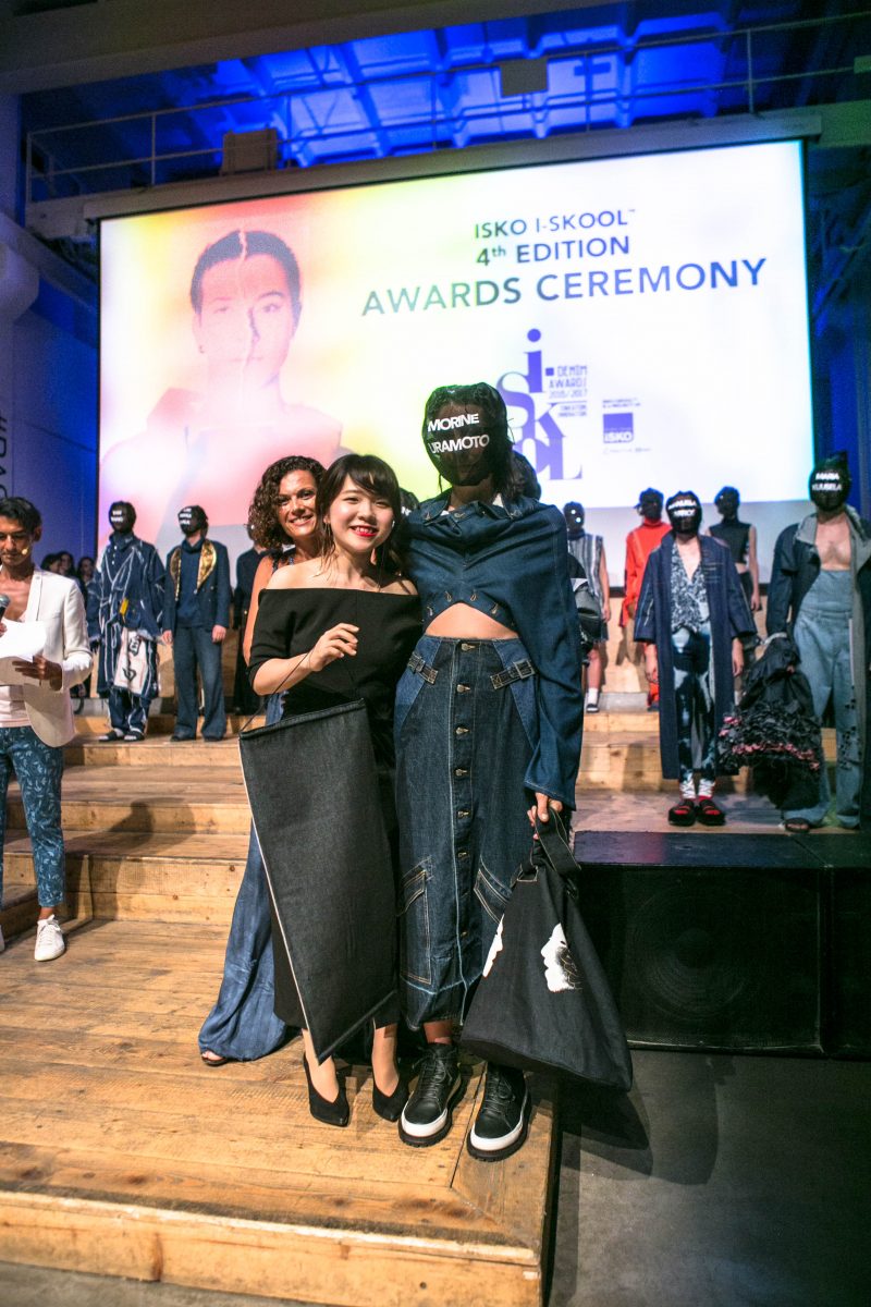 Winner of the Responsible Innovation Award - Morine Uramoto from Bunka Fashion College