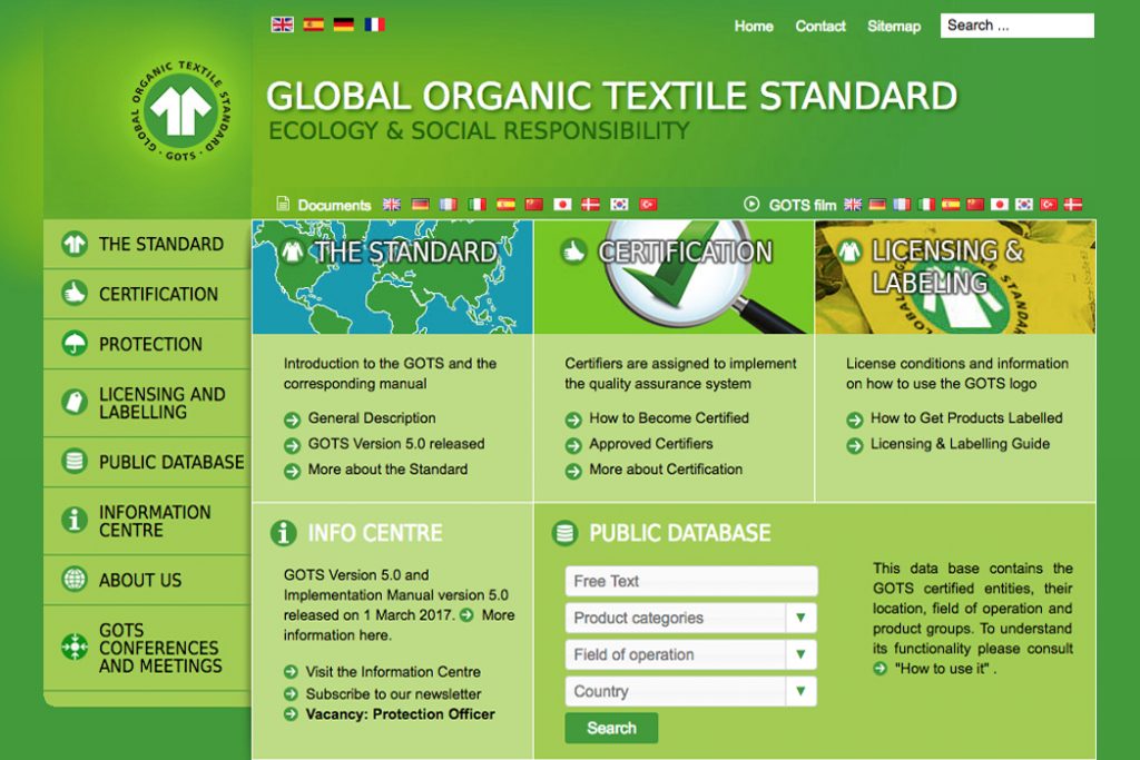 GOTS (Global Organic Textile Standard)